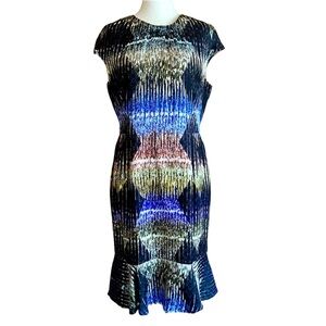 Peter Pilotto silk multicolour dress
